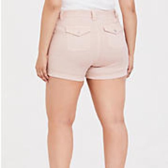 Torrid Military Shorts Pink - Picture 2 of 7